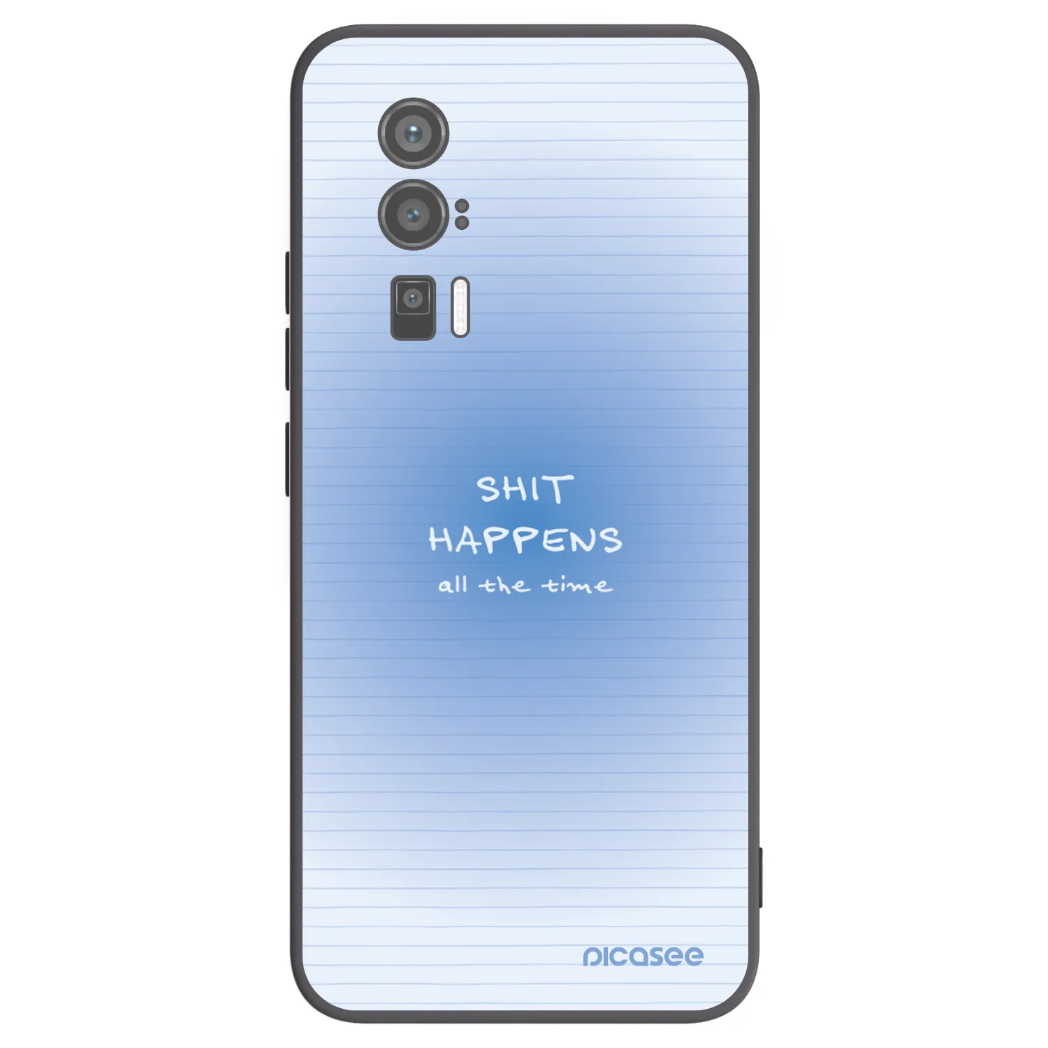 Picasee Μαύρη θήκη σιλικόνης για Xiaomi Poco F5 Pro 5G - Oops Memo