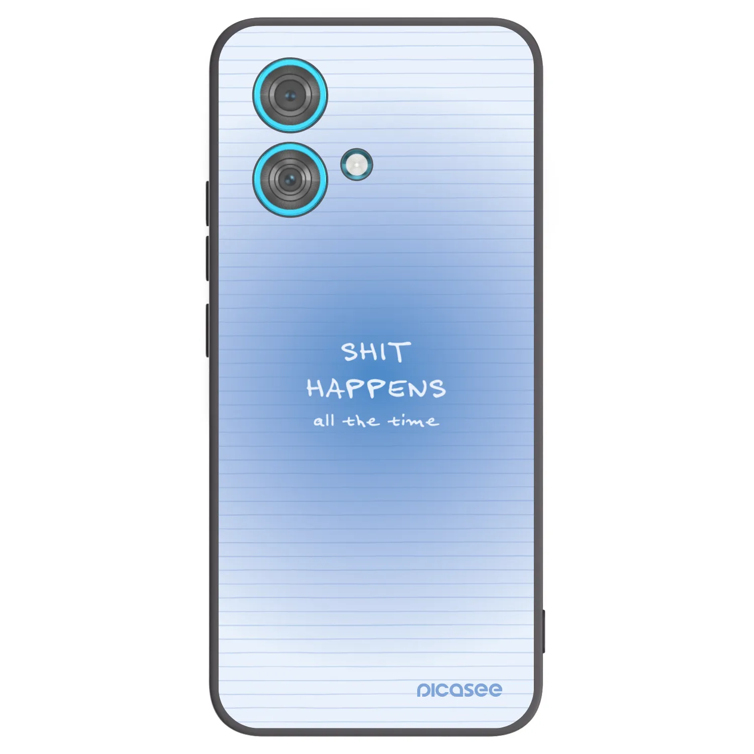 Picasee Μαύρη θήκη σιλικόνης για Motorola Edge 40 Neo - Oops Memo