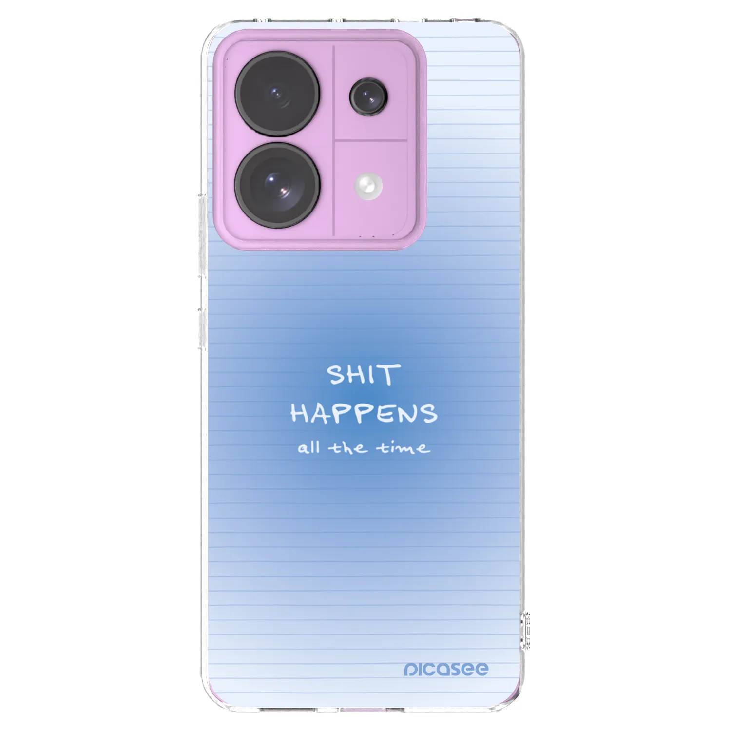 Picasee διαφανής θήκη σιλικόνης Xiaomi Redmi Note 13 Pro 5G - Oops Memo