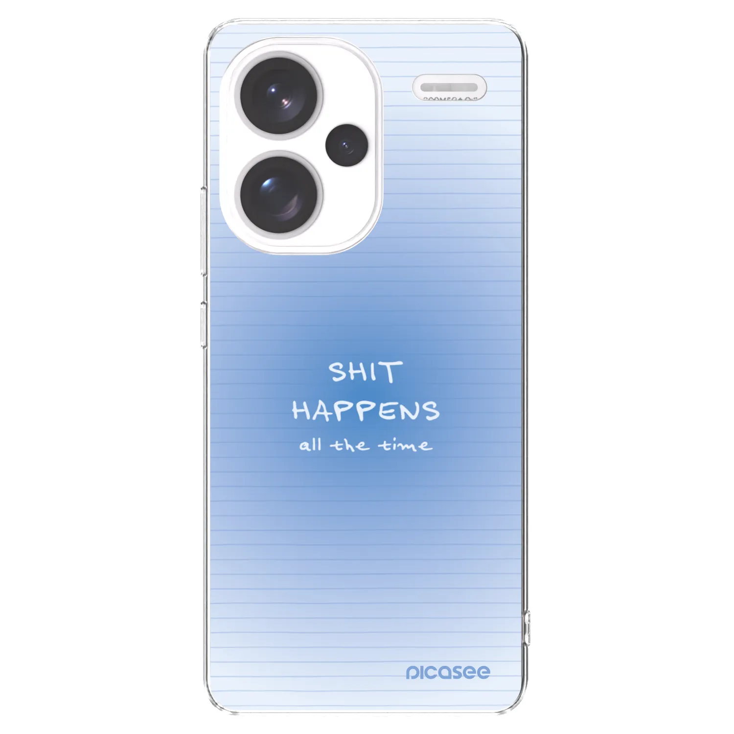 Picasee διαφανής θήκη σιλικόνης Xiaomi Redmi Note 13 Pro+ 5G - Oops Memo