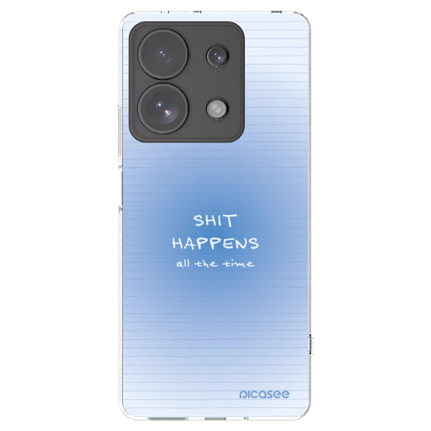 Picasee διαφανής θήκη σιλικόνης Xiaomi Redmi Note 13 Pro 4G - Oops Memo