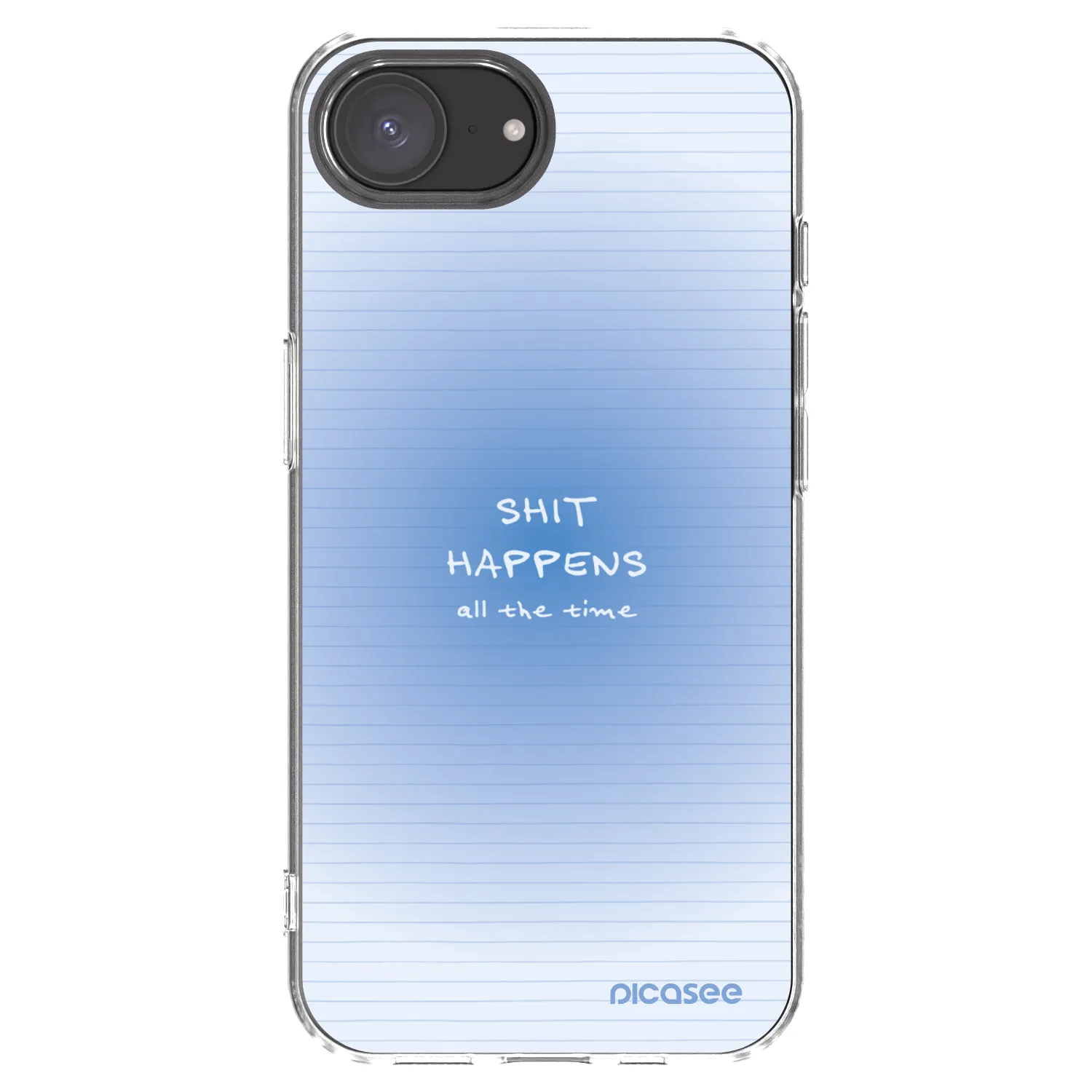 Picasee διαφανής θήκη σιλικόνης Apple iPhone 16e - Oops Memo