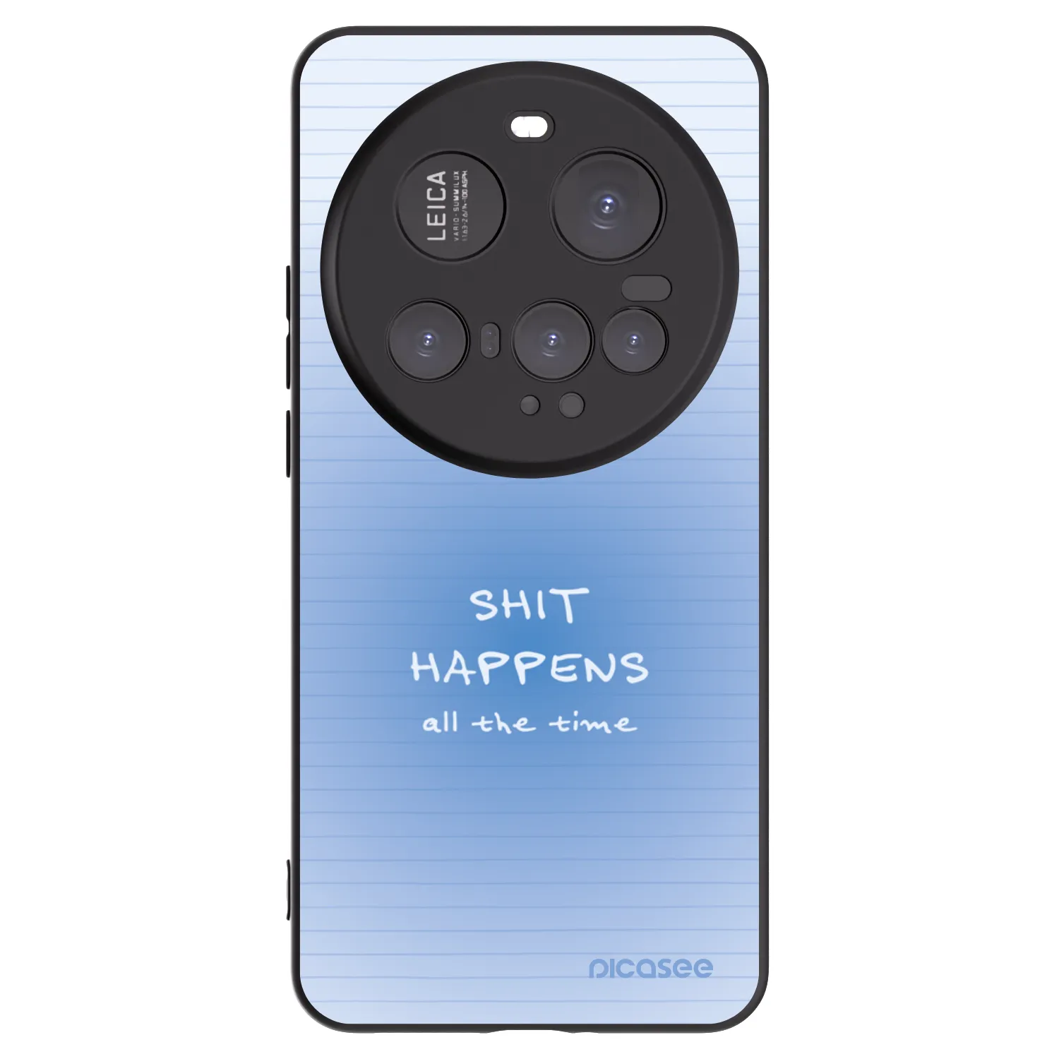 Picasee Μαύρη θήκη σιλικόνης για Xiaomi 15 Ultra - Oops Memo