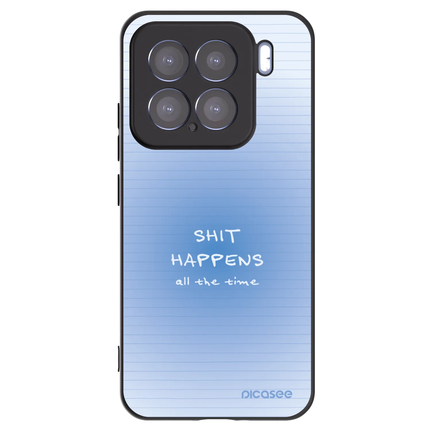 Picasee Μαύρη θήκη σιλικόνης για Xiaomi 15 - Oops Memo