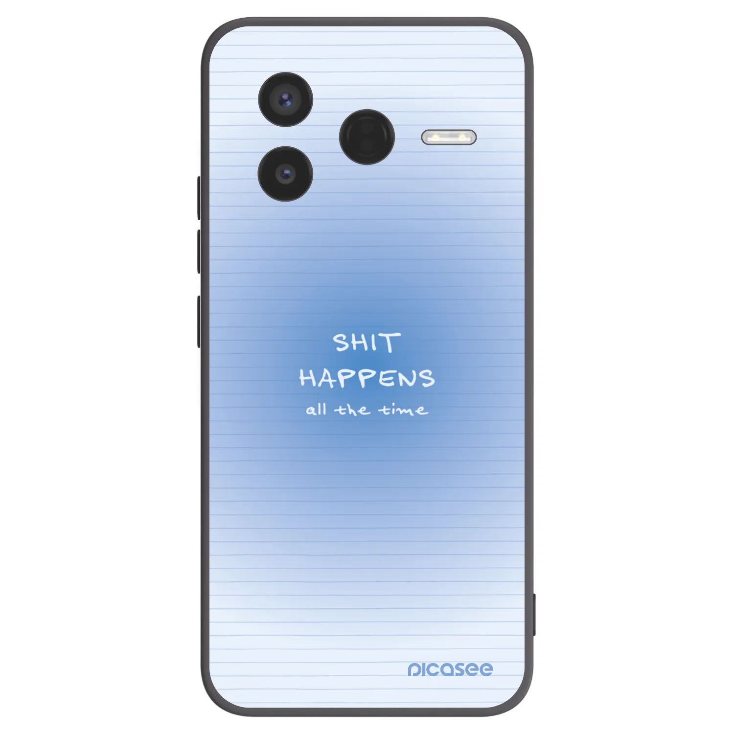Picasee Μαύρη θήκη σιλικόνης για Xiaomi Poco F7 Pro 5G - Oops Memo