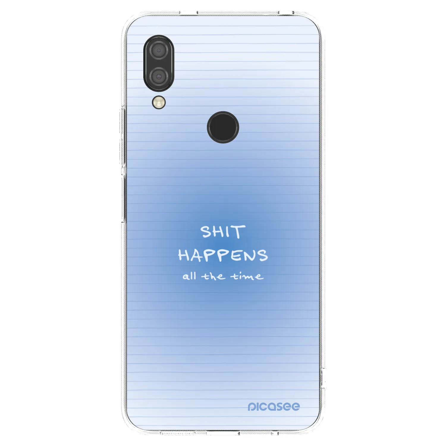 Picasee διαφανής θήκη σιλικόνης Xiaomi Redmi 7 - Oops Memo