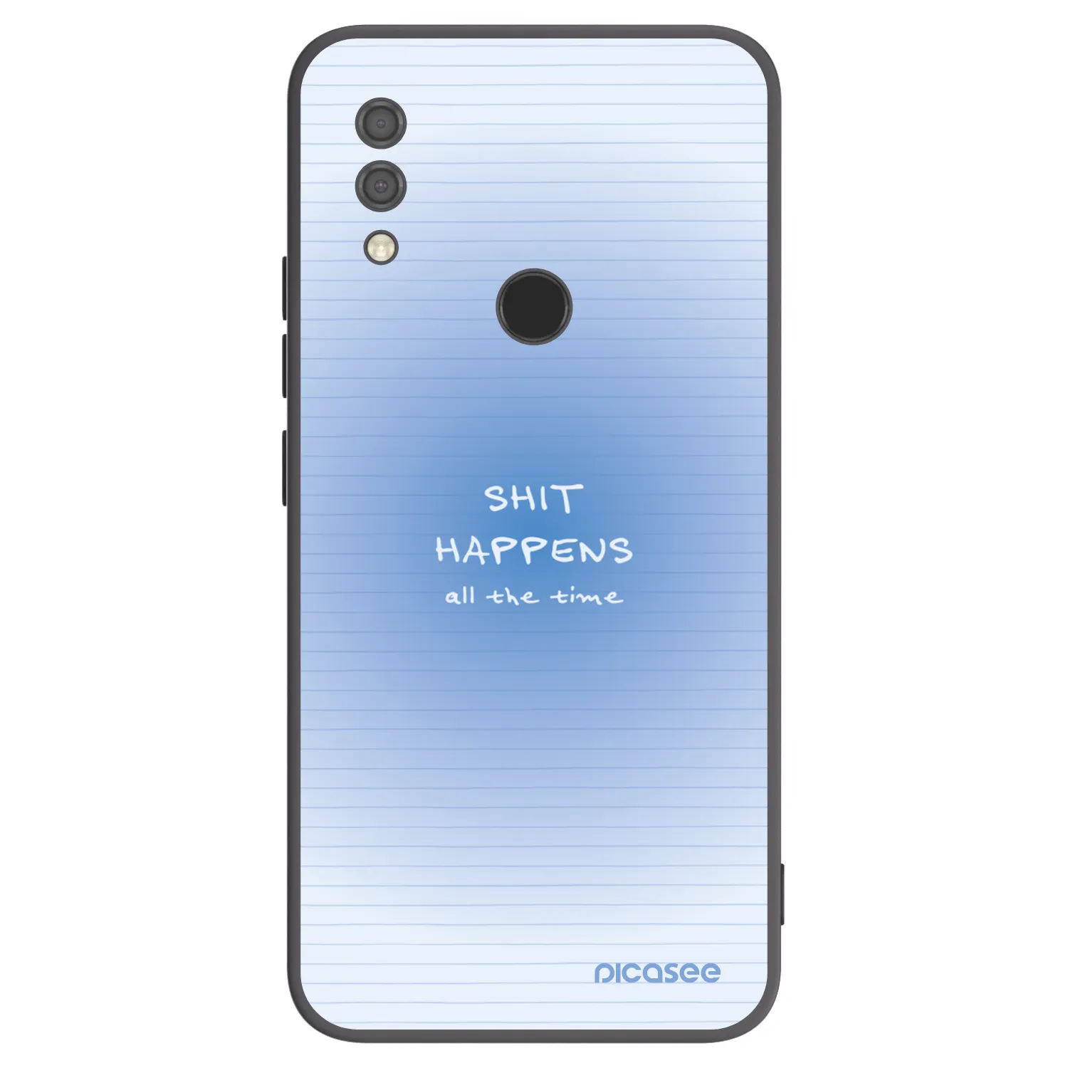 Picasee Μαύρη θήκη σιλικόνης για Xiaomi Redmi 7 - Oops Memo