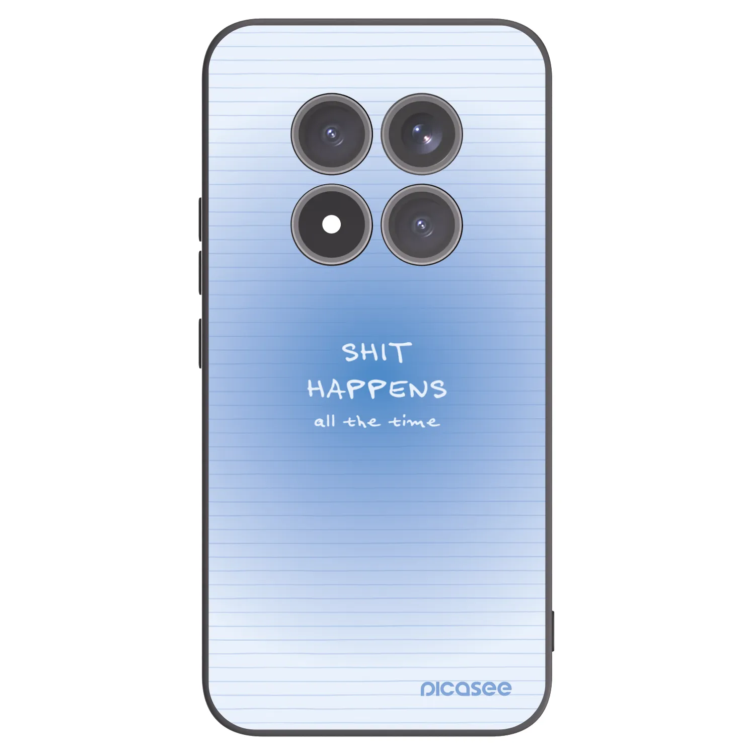 Picasee Μαύρη θήκη σιλικόνης για Xiaomi Redmi Note 15 Pro+ - Oops Memo