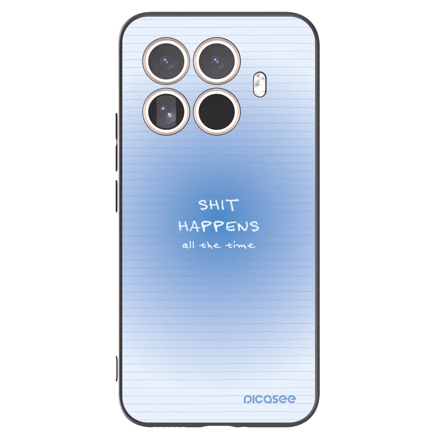 Picasee Μαύρη θήκη σιλικόνης για Xiaomi 15T Pro - Oops Memo