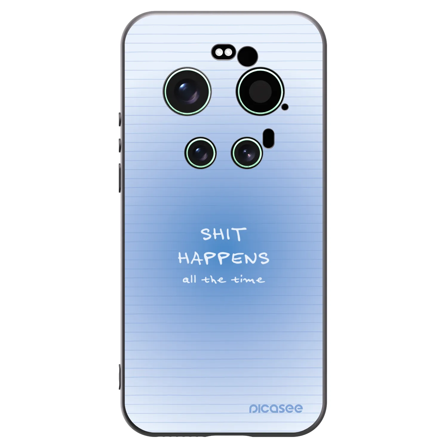 Picasee Μαύρη θήκη σιλικόνης για Xiaomi 17 Ultra - Oops Memo