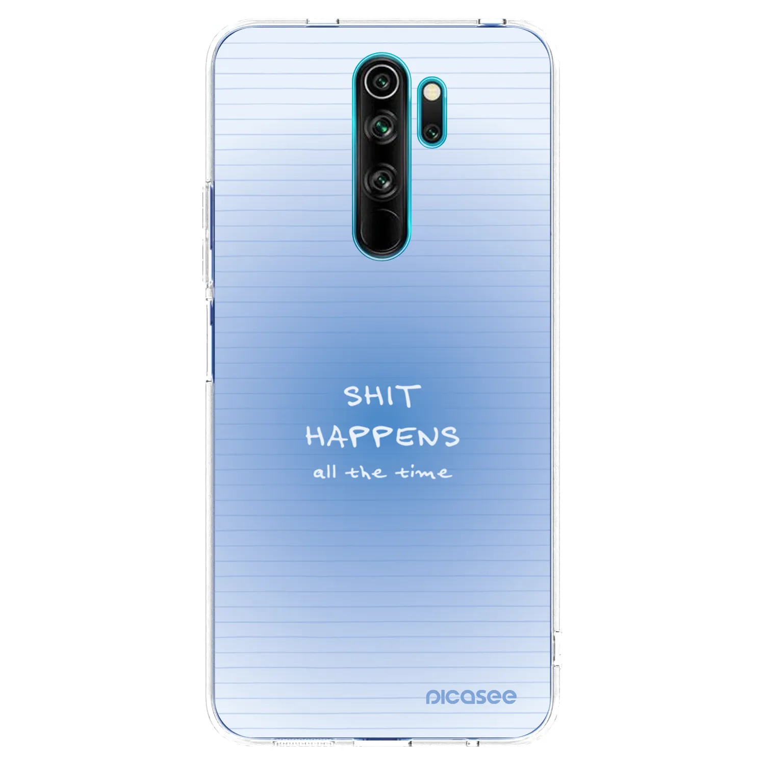 Picasee διαφανής θήκη σιλικόνης Xiaomi Redmi Note 8 Pro - Oops Memo