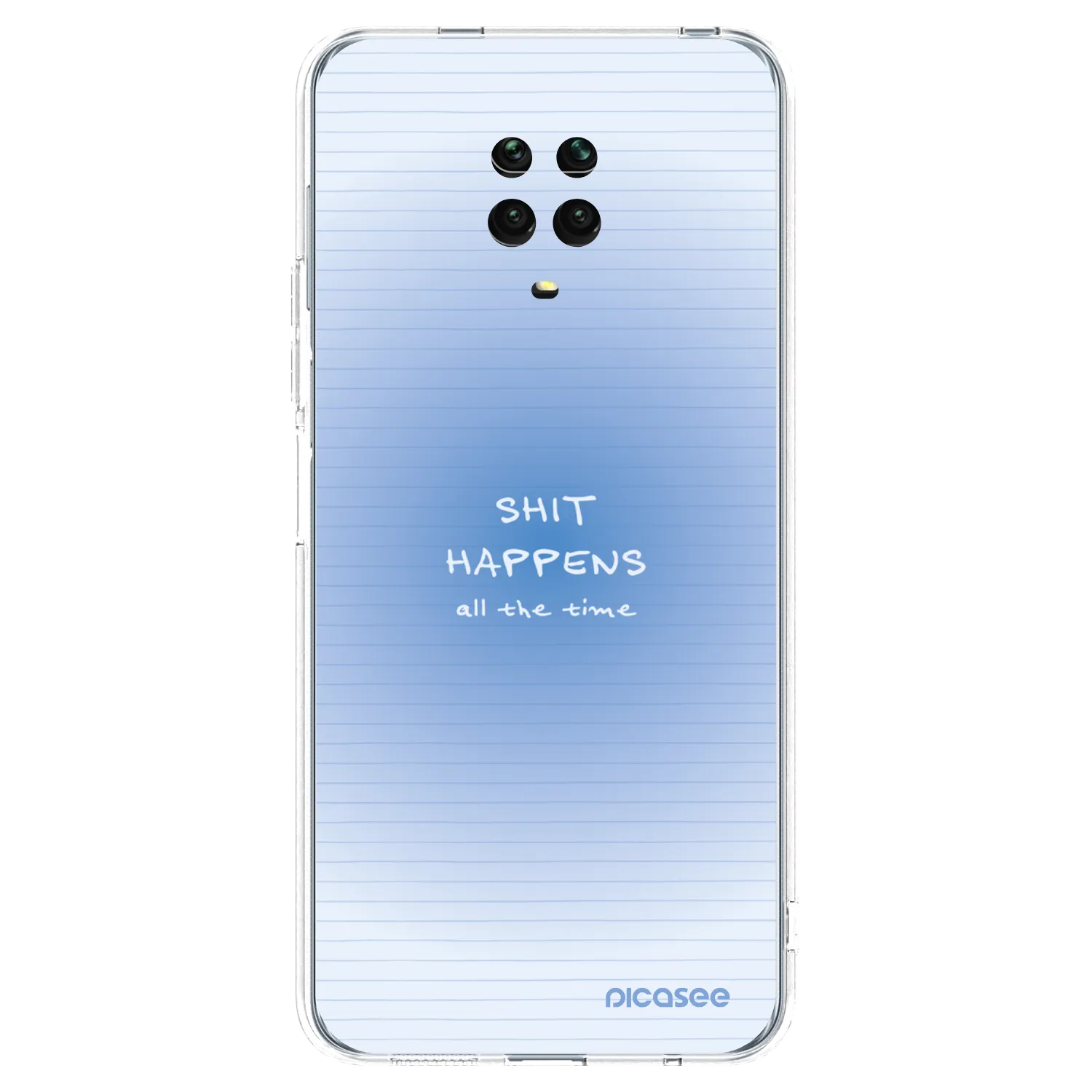 Picasee διαφανής θήκη σιλικόνης Xiaomi Redmi Note 9S - Oops Memo