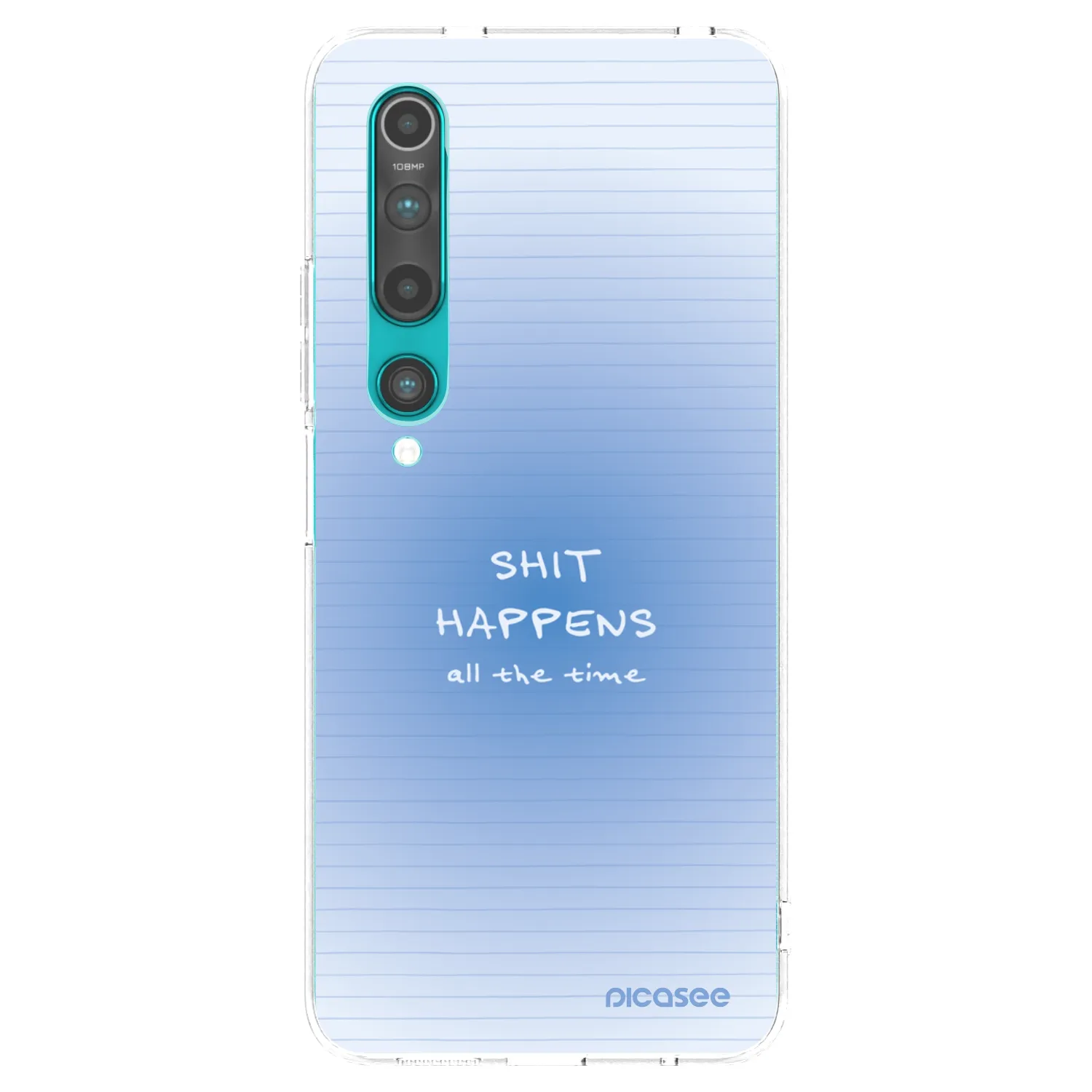 Picasee διαφανής θήκη σιλικόνης Xiaomi Mi 10 - Oops Memo