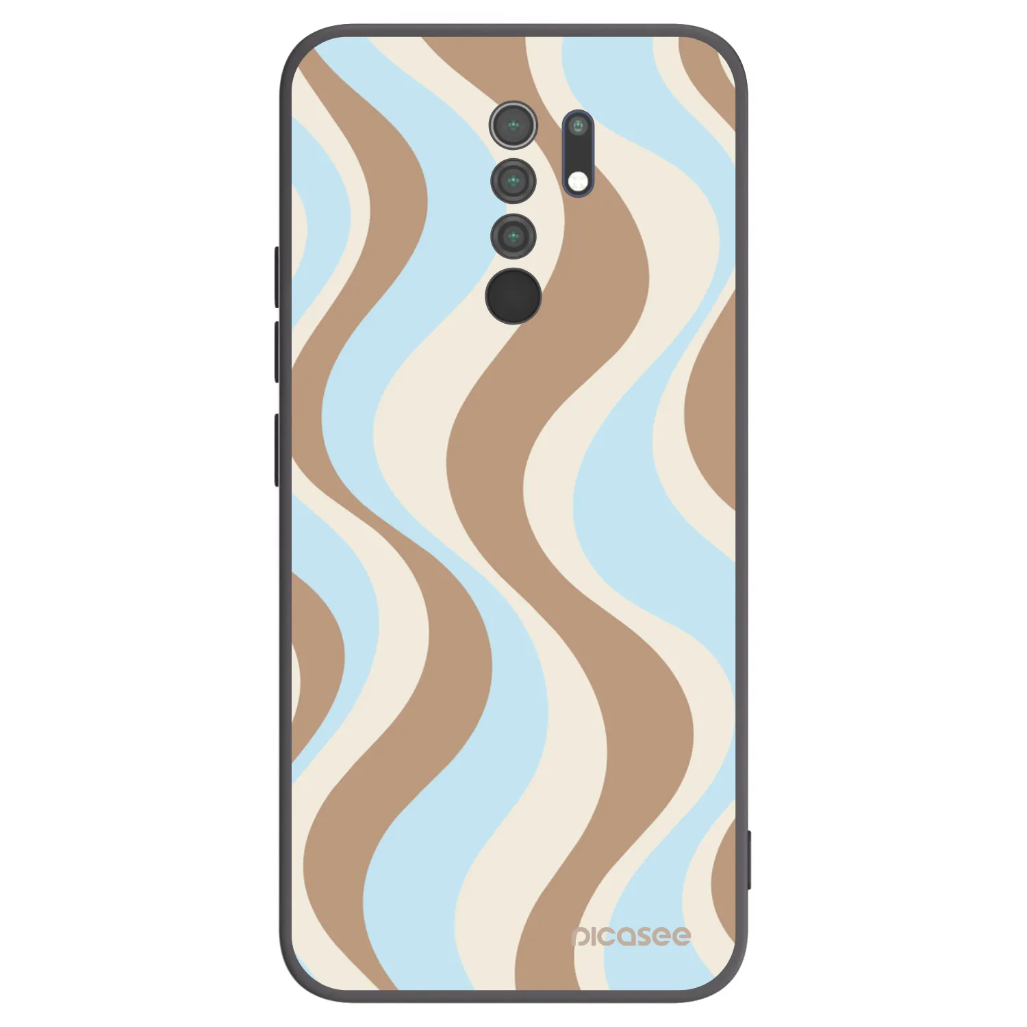 Picasee Μαύρη θήκη σιλικόνης για Xiaomi Redmi 9 - Abanico Days