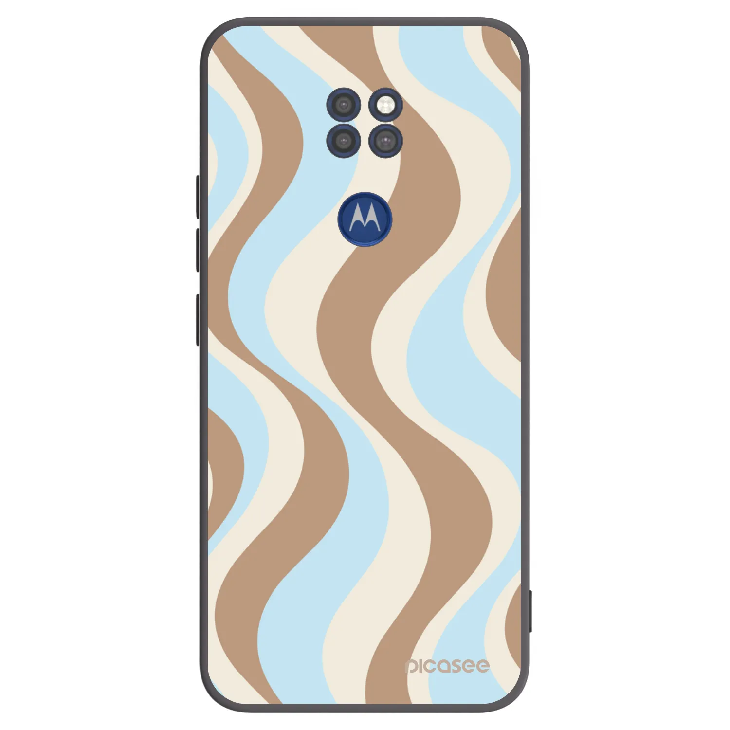 Picasee Μαύρη θήκη σιλικόνης για Motorola Moto G9 Play - Abanico Days
