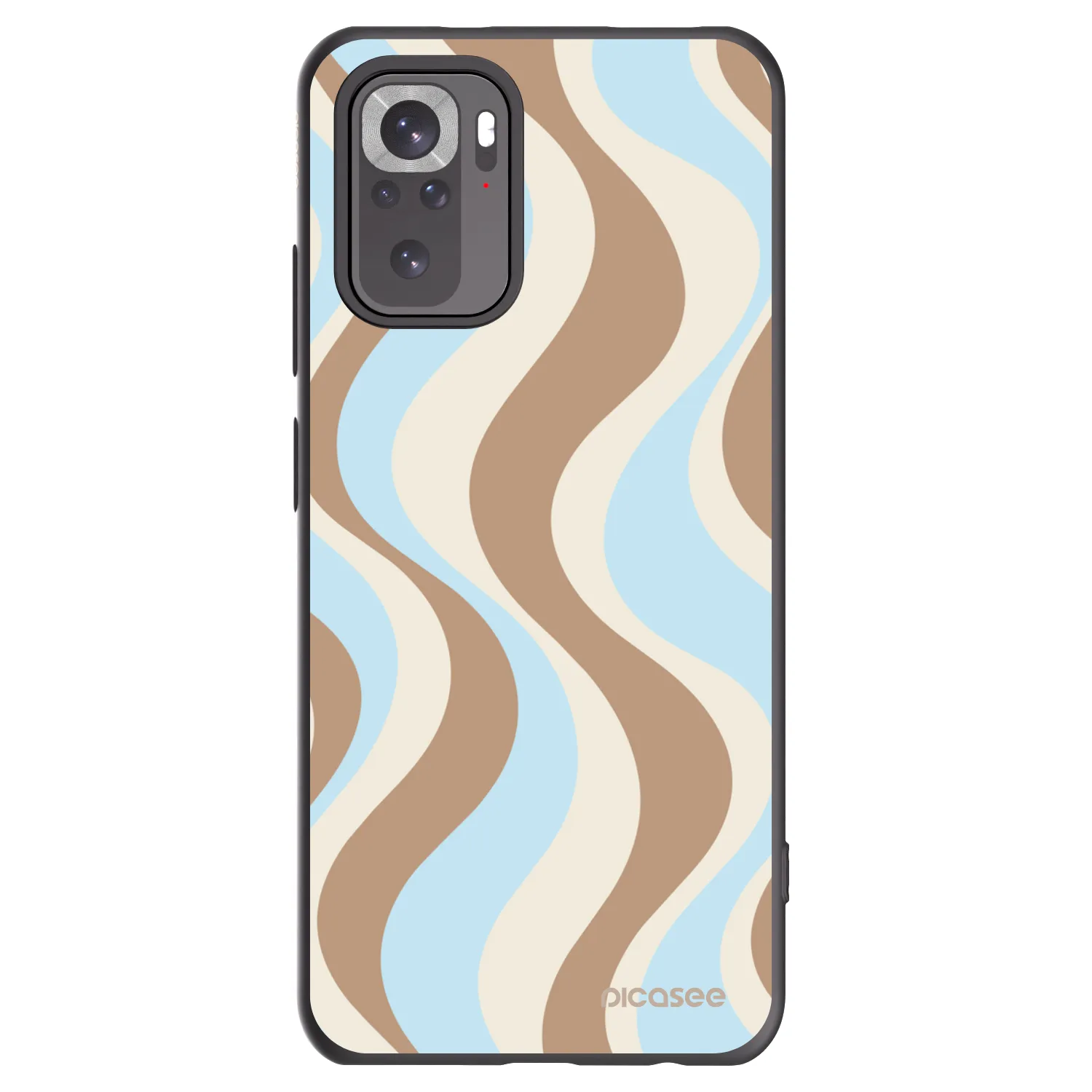 Picasee Μαύρη θήκη σιλικόνης για Xiaomi Redmi Note 10 - Abanico Days