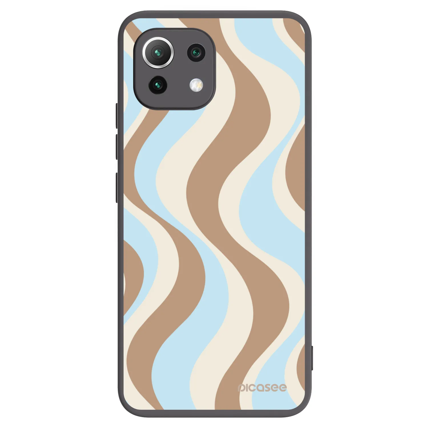 Picasee Μαύρη θήκη σιλικόνης για Xiaomi Mi 11 Lite - Abanico Days