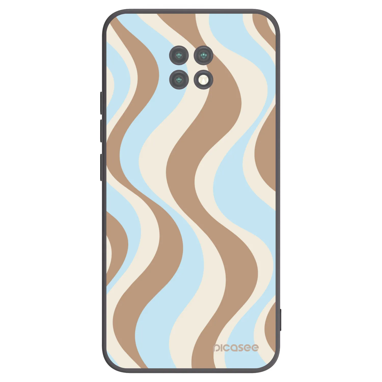 Picasee Μαύρη θήκη σιλικόνης για Xiaomi Redmi Note 9T - Abanico Days