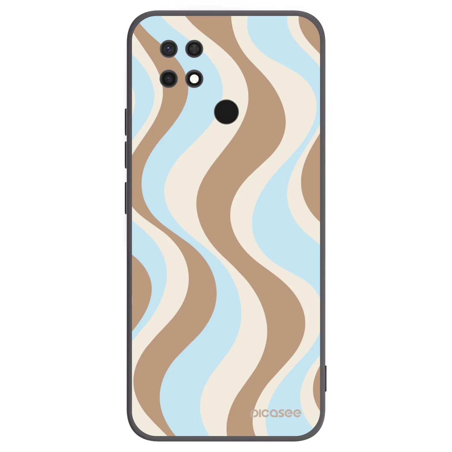 Picasee Μαύρη θήκη σιλικόνης για Xiaomi Redmi 10C - Abanico Days