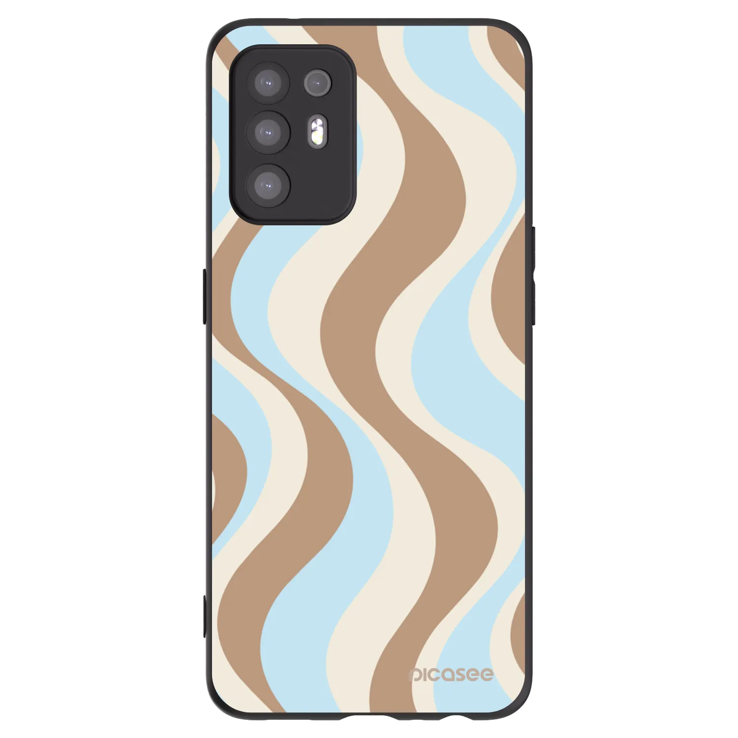 Picasee Μαύρη θήκη σιλικόνης για OPPO A94 5G - Abanico Days