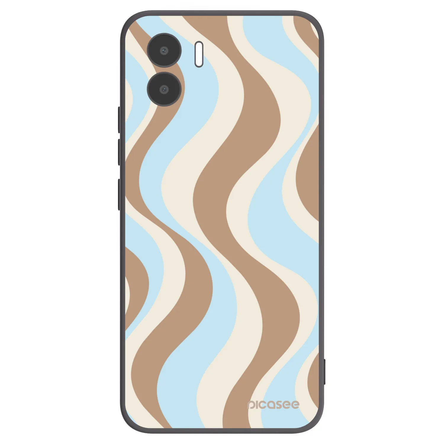 Picasee Μαύρη θήκη σιλικόνης για Xiaomi Redmi A1 - Abanico Days