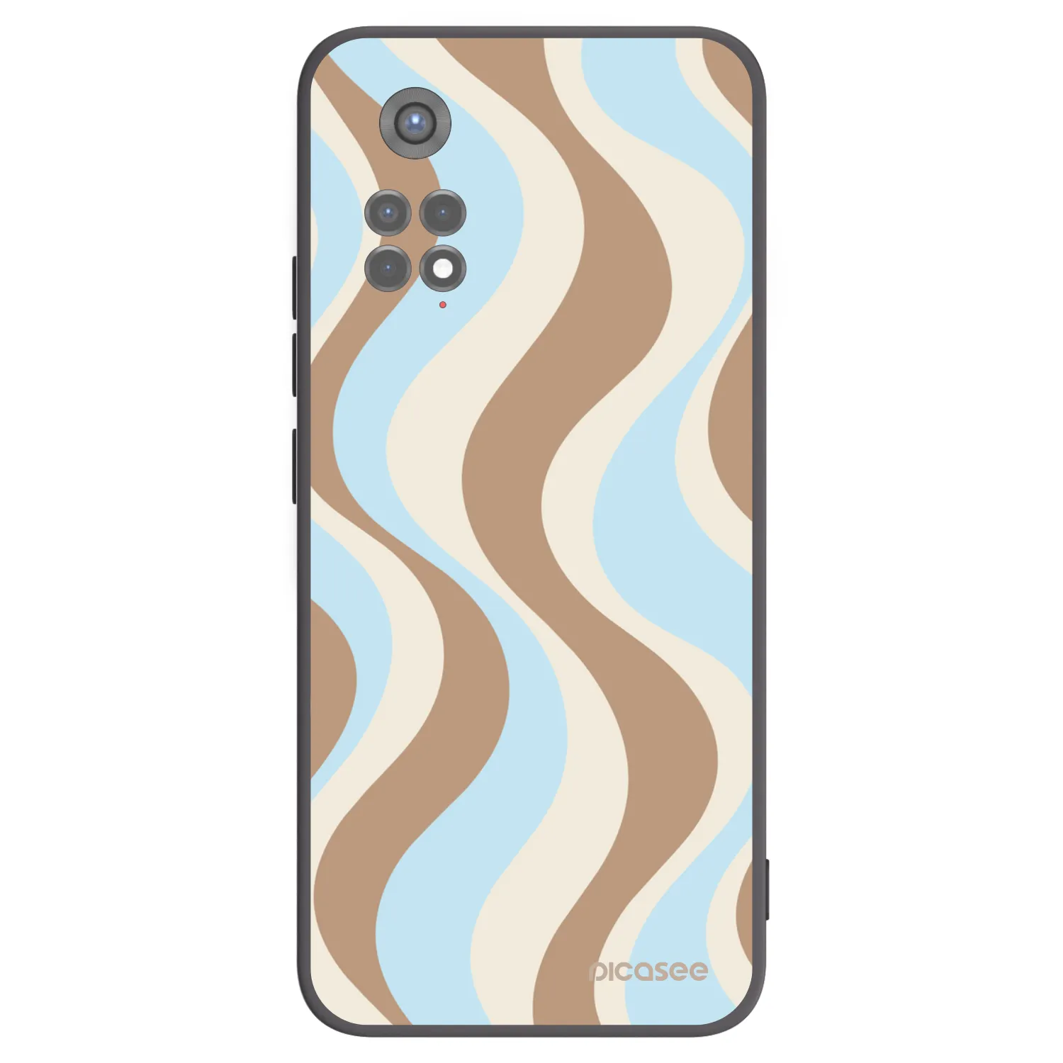 Picasee Μαύρη θήκη σιλικόνης για Xiaomi Redmi Note 11S 5G - Abanico Days