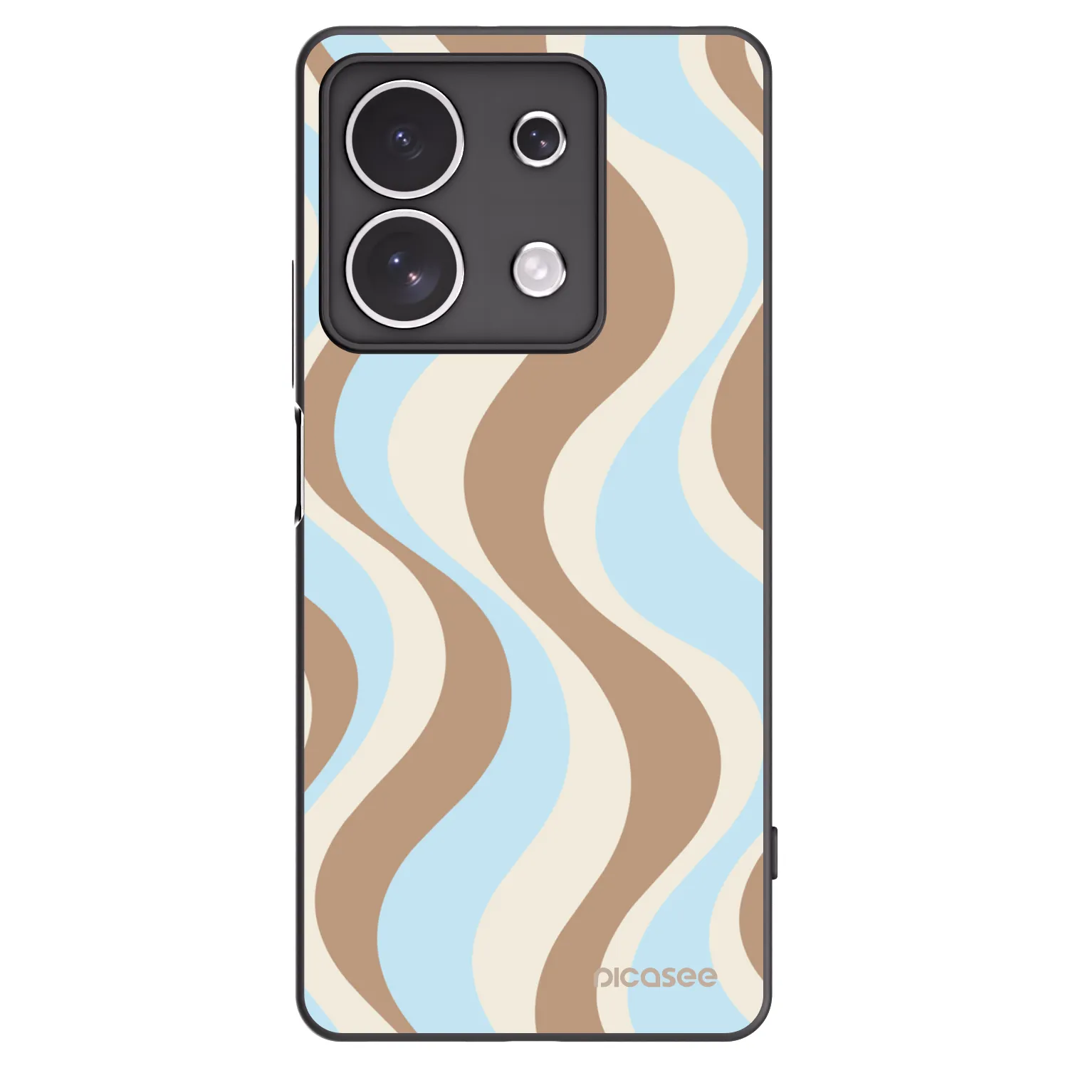 Picasee Μαύρη θήκη σιλικόνης για Xiaomi Redmi Note 13 4G - Abanico Days