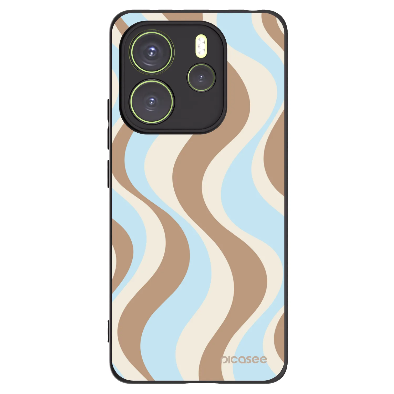 Picasee Μαύρη θήκη σιλικόνης για Xiaomi Redmi Note 14 4G - Abanico Days