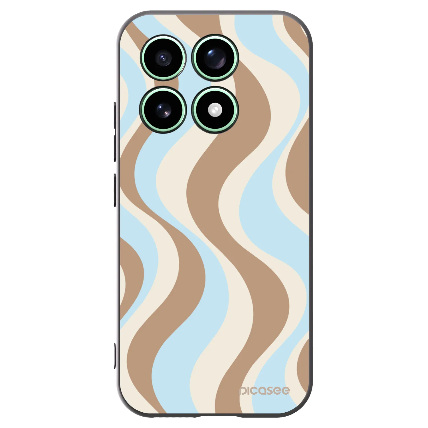 Picasee Μαύρη θήκη σιλικόνης για Xiaomi 17 - Abanico Days