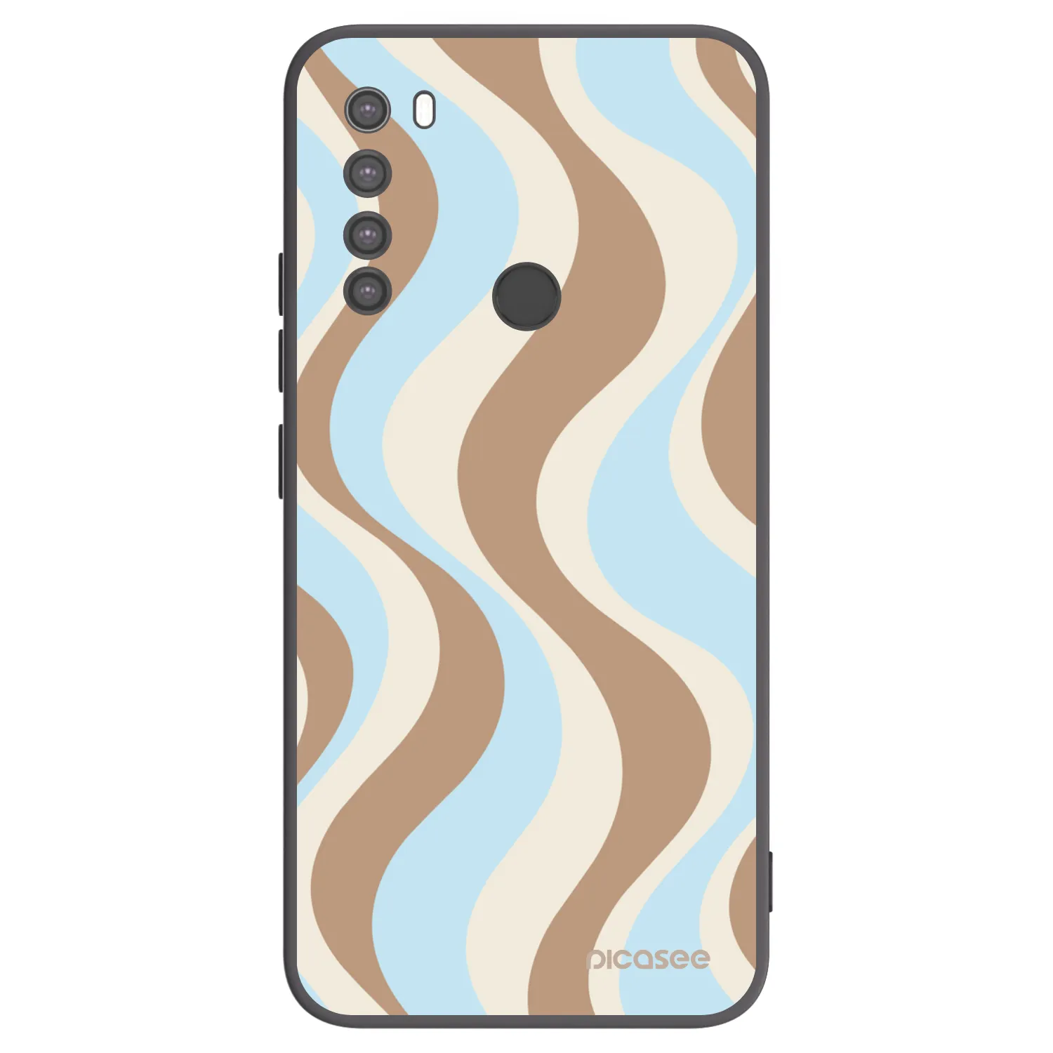 Picasee Μαύρη θήκη σιλικόνης για Xiaomi Redmi Note 8 - Abanico Days
