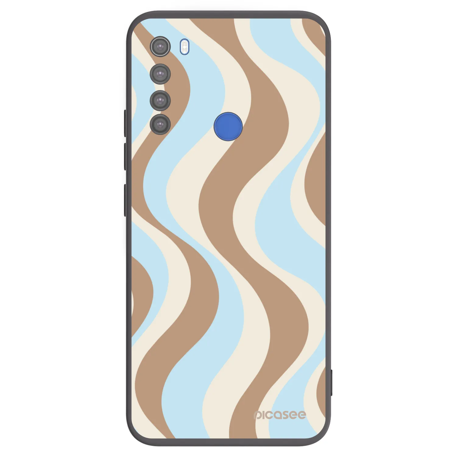 Picasee Μαύρη θήκη σιλικόνης για Xiaomi Redmi Note 8T - Abanico Days