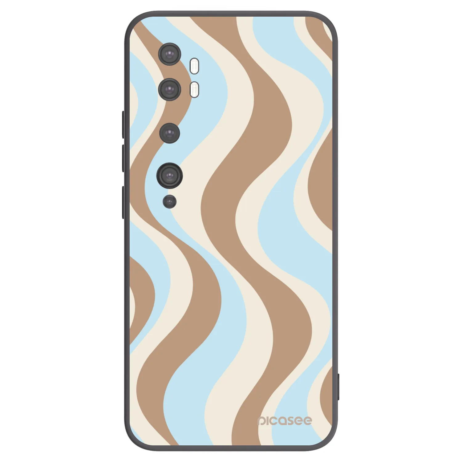 Picasee Μαύρη θήκη σιλικόνης για Xiaomi Mi Note 10 (Pro) - Abanico Days