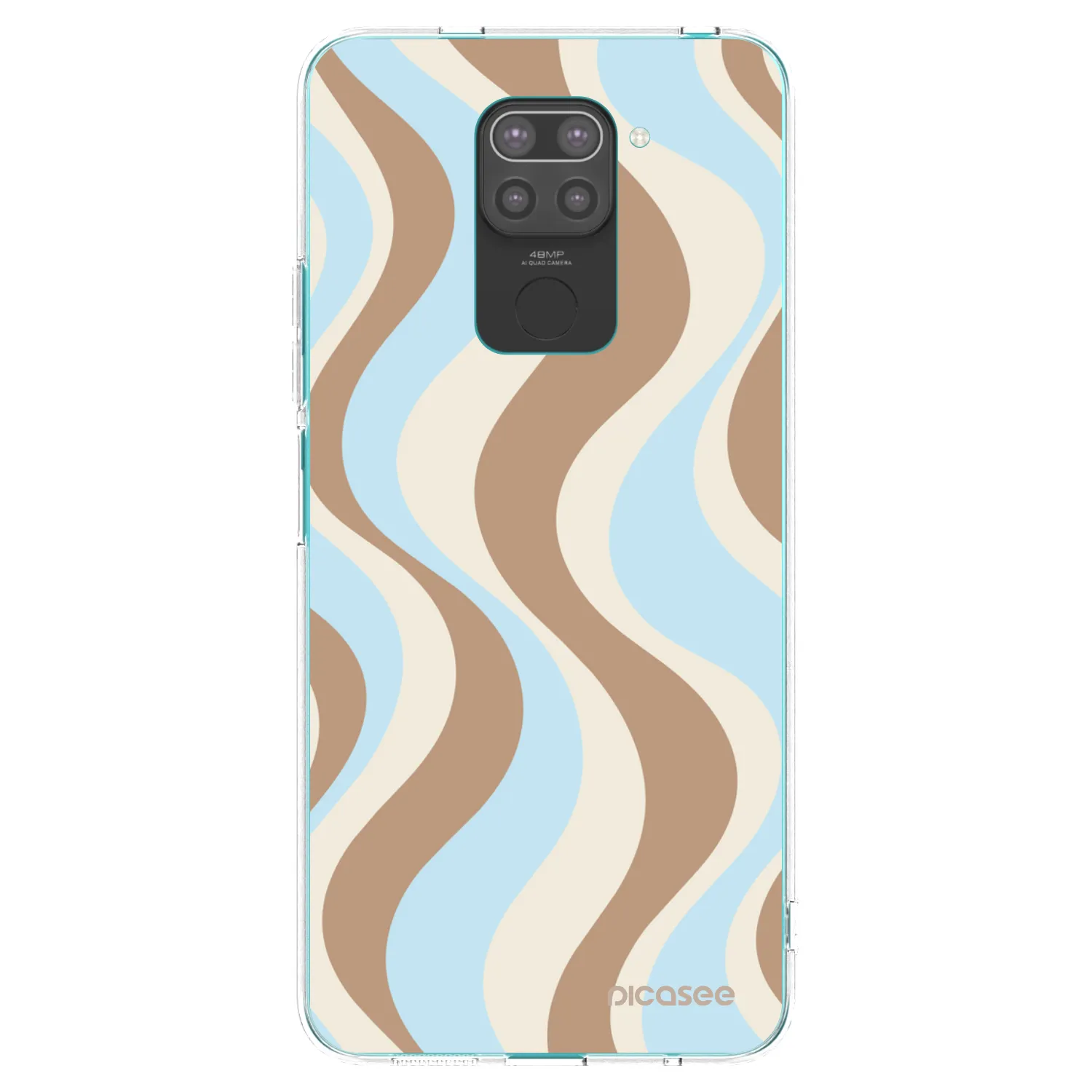 Picasee Μαύρη θήκη σιλικόνης για Xiaomi Redmi Note 9 - Abanico Days