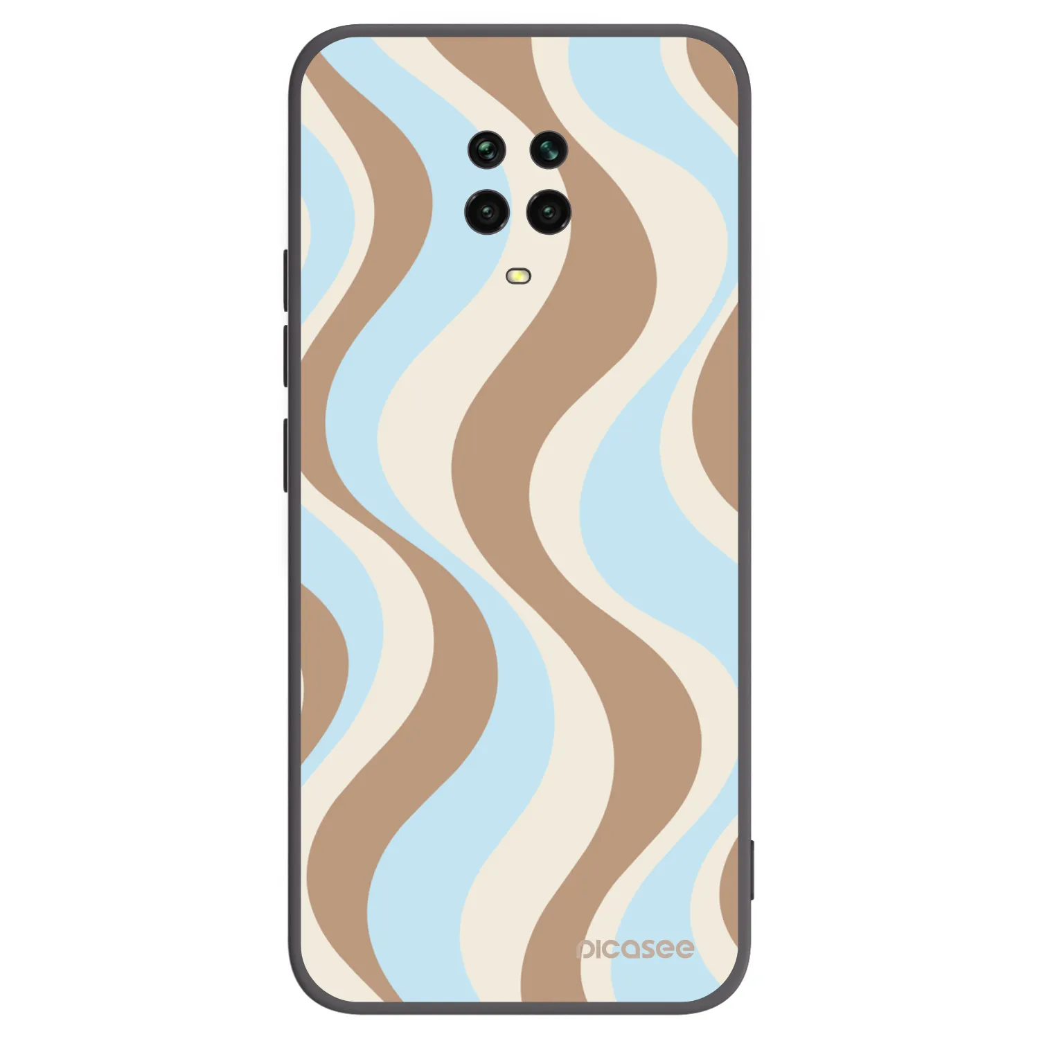 Picasee Μαύρη θήκη σιλικόνης για Xiaomi Redmi Note 9S - Abanico Days