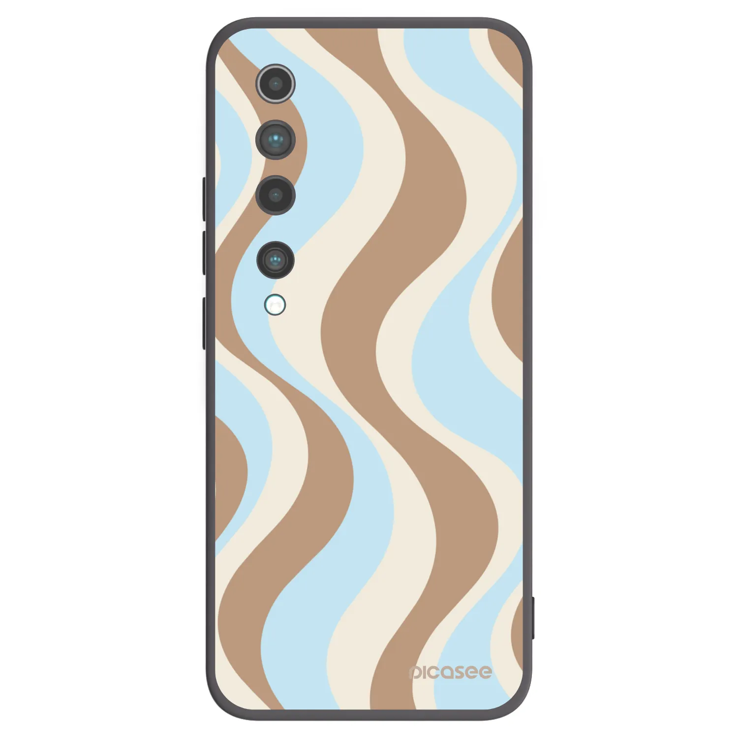 Picasee Μαύρη θήκη σιλικόνης για Xiaomi Mi 10 - Abanico Days