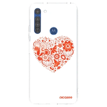 Θήκη για Motorola Moto G8 - Big heart