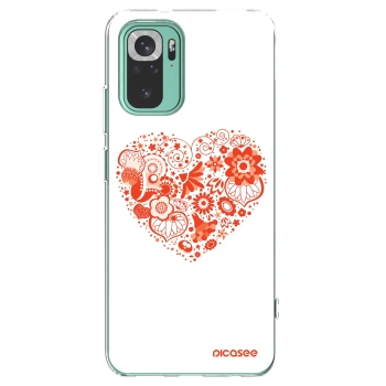 Picasee διαφανής θήκη σιλικόνης Xiaomi Redmi Note 10 Pro - Big heart