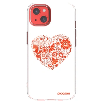 Picasee διαφανής θήκη σιλικόνης Apple iPhone 13 - Big heart