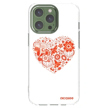 Picasee διαφανής θήκη σιλικόνης Apple iPhone 13 Pro - Big heart
