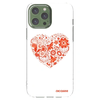 Picasee διαφανής θήκη σιλικόνης Apple iPhone 13 Pro Max - Big heart