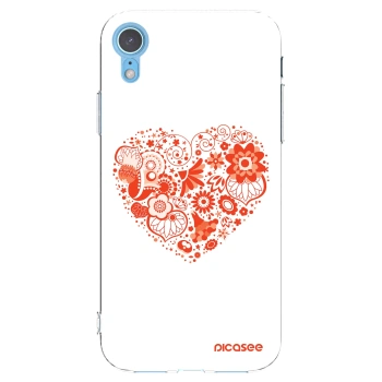 Picasee διαφανής θήκη σιλικόνης Apple iPhone XR - Big heart