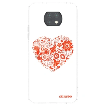 Picasee διαφανής θήκη σιλικόνης Xiaomi Redmi Note 9T - Big heart