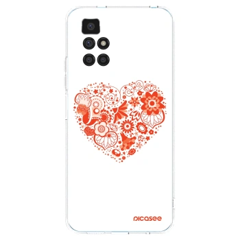 Picasee διαφανής θήκη σιλικόνης Xiaomi Redmi 10 - Big heart