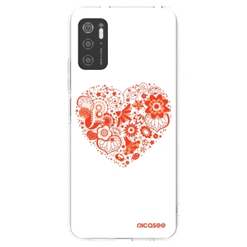 Picasee διαφανής θήκη σιλικόνης Xiaomi Poco M3 Pro 5G - Big heart