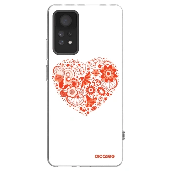 Picasee διαφανής θήκη σιλικόνης Xiaomi Redmi Note 11 Pro 5G - Big heart