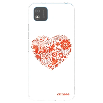 Picasee διαφανής θήκη σιλικόνης Realme C11 (2021) - Big heart