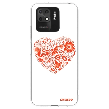 Picasee διαφανής θήκη σιλικόνης Xiaomi Redmi 10C - Big heart