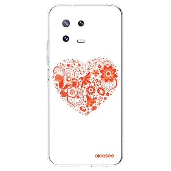 Picasee διαφανής θήκη σιλικόνης Xiaomi 13 Pro - Big heart
