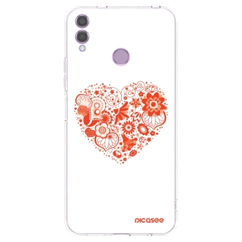 Picasee διαφανής θήκη σιλικόνης Honor 8X - Big heart