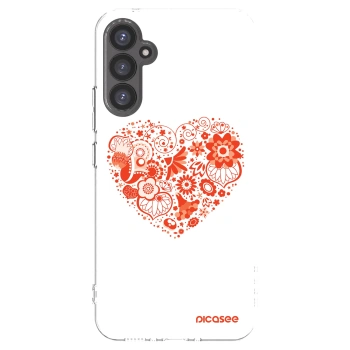 Picasee διαφανής θήκη σιλικόνης Samsung Galaxy A34 5G A346B - Big heart